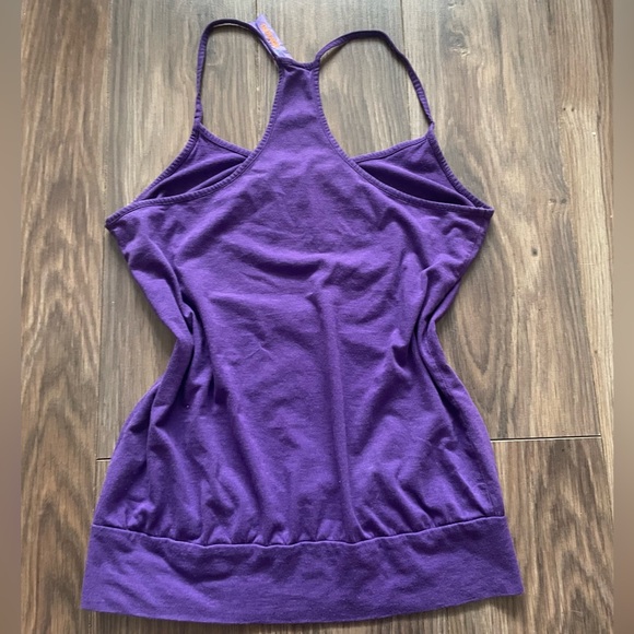 Garage Purple Racerback Tank Top - Picture 2 of 4